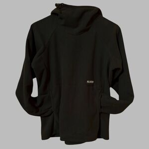 New Melanzana black fleece women’s hoodie medium